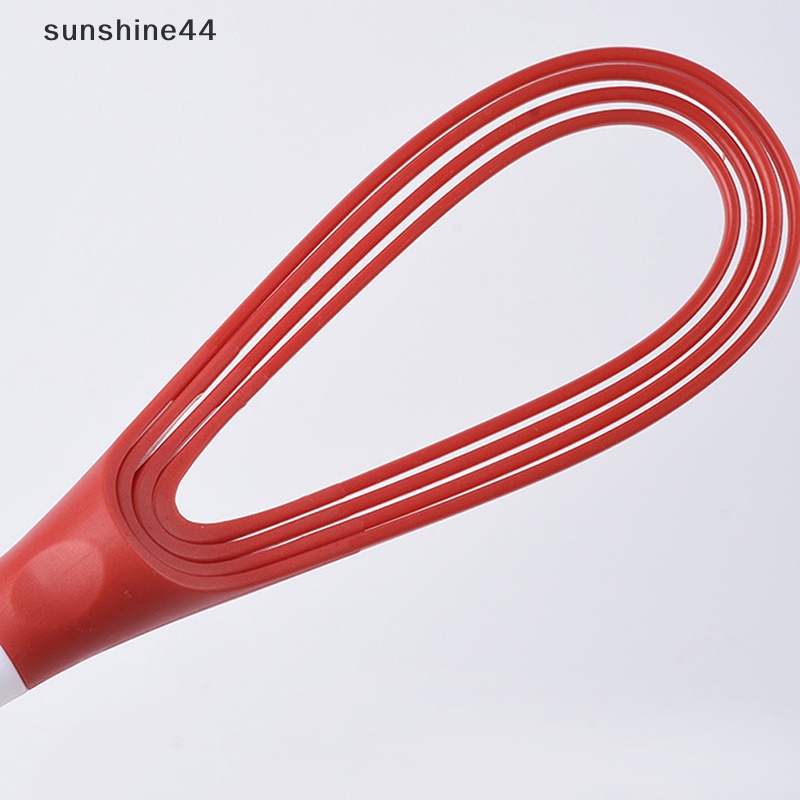 Sunshine Collapsible 2-In-1 Balloon/Flat Whisk Pengocok Telur Manual Foldable Egg Frother ID