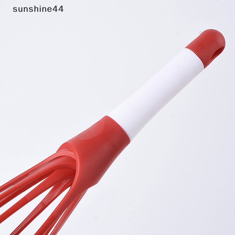 Sunshine Collapsible 2-In-1 Balloon/Flat Whisk Pengocok Telur Manual Foldable Egg Frother ID