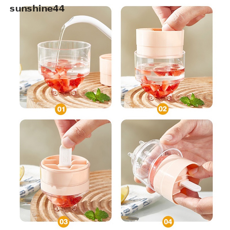 Sunshine Popsicle Maker Mould Cetakan Es Hoki Frozen Juice Yogurt Es Krim Kopi ID