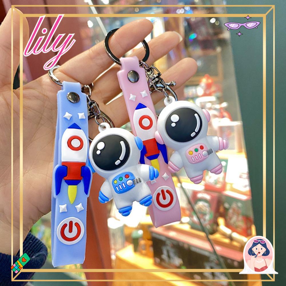 Lily 2pcs Kartun Kreatif Planet Tour Liontin Kecil Gantungan Kunci