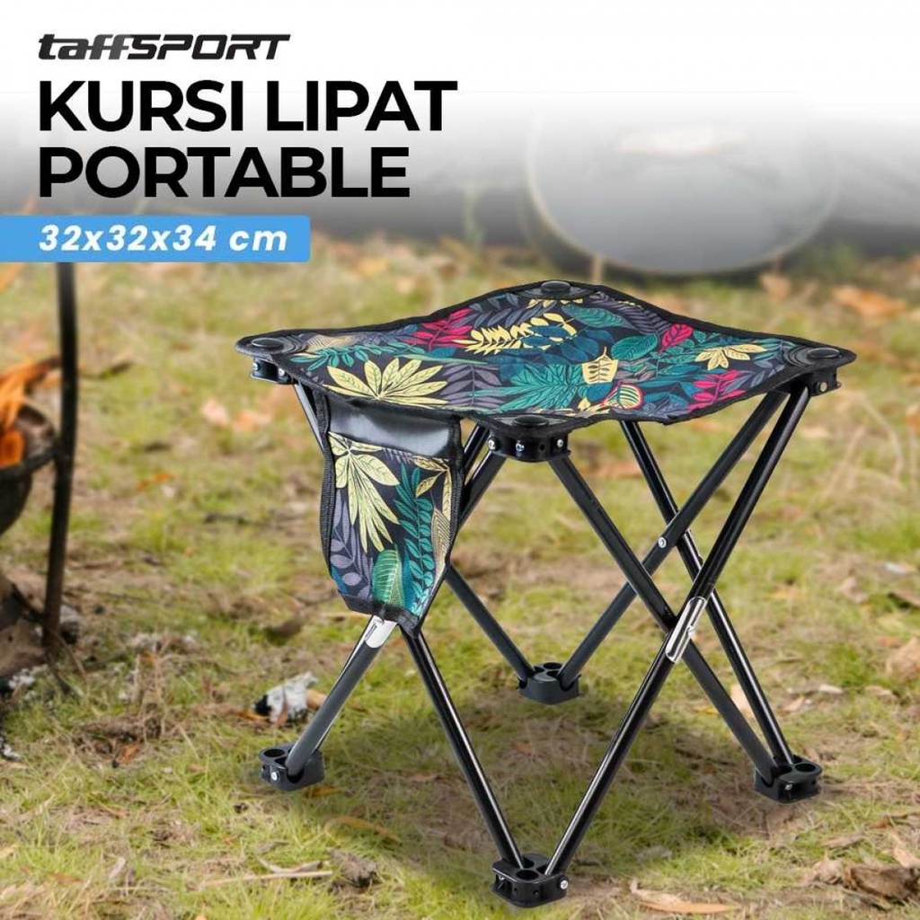 Kursi Lipat Portable Memancing Outdoor Traveling Camping Fishing Chair