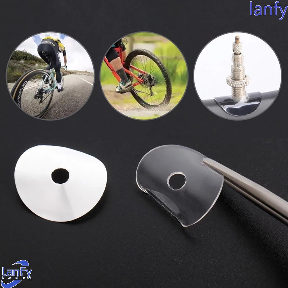 Lanfy 20pcs / Set Stiker Pelindung Pentil Ban Sepeda Gunung Aneka Warna