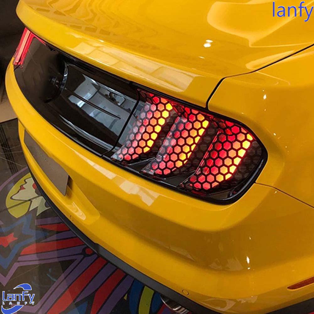 Lanfy Stiker Mobil Universal DIY Tahan Lama Lampu Rem Dekorasi Aksesoris Eksterior Mobil