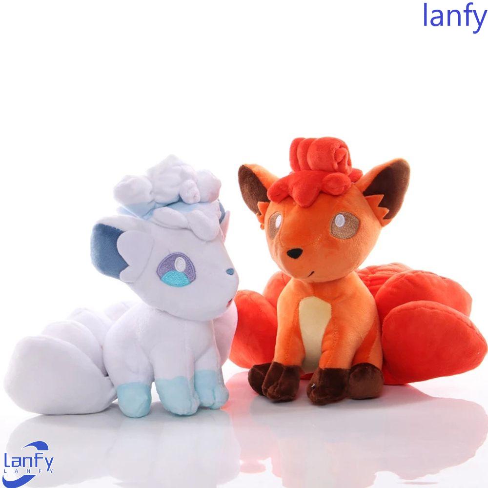 Lanfy Vulpix Mainan Mewah Hadiah Lucu Mainan Kartun Karakter Anime Plush Doll Soft Toy Vulpix Alola