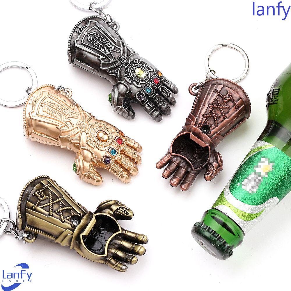 Lanfy Thanos Gantungan Kunci Mainan Anak Kreatif The Avengers Mobil Liontin Liontin Hadiah Cosplay Keyring