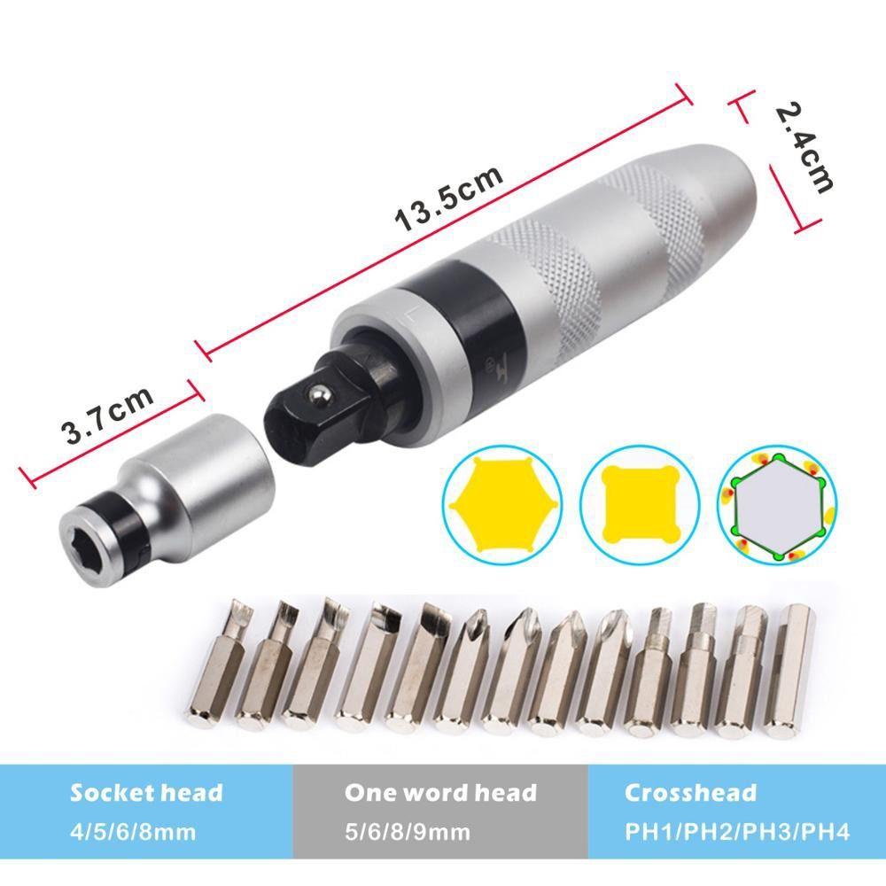 Populer Screw Driver Shockproof Impact Mata Obeng Chisel Bits Tools