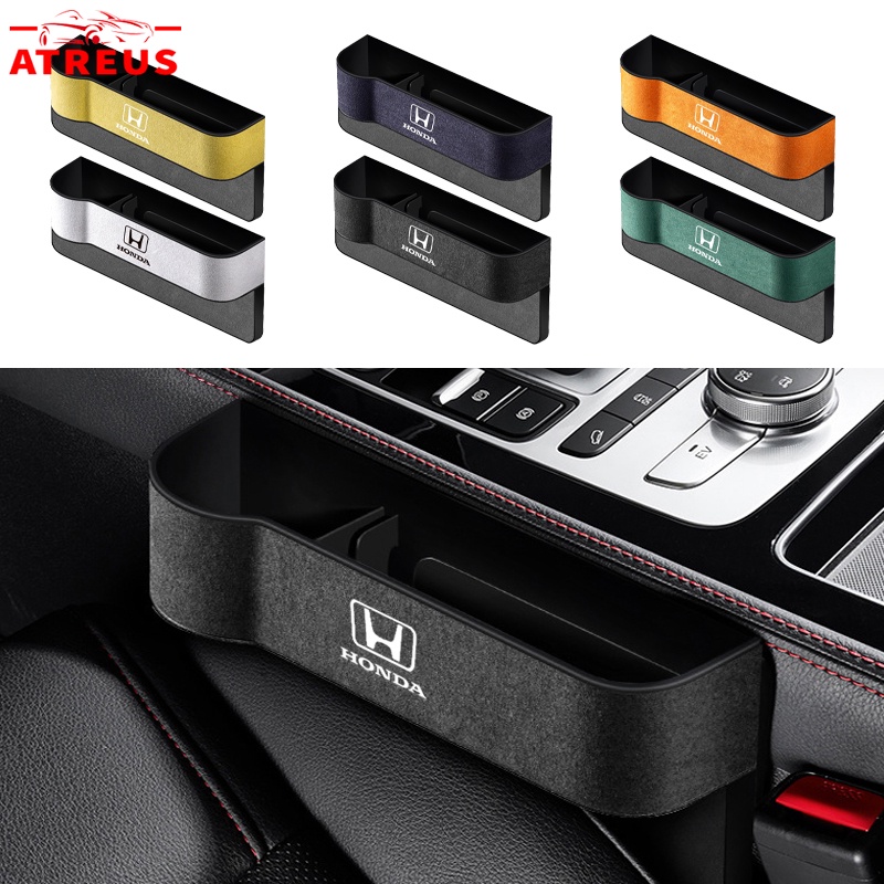 Honda Car Seat Storage Box Seat Side Gap Slit Pocket Car Cup Holder Storage Organizer Untuk Brio City Civic CRV HRV BRV Accord Mobilio WRV Odyssey Freed Jazz