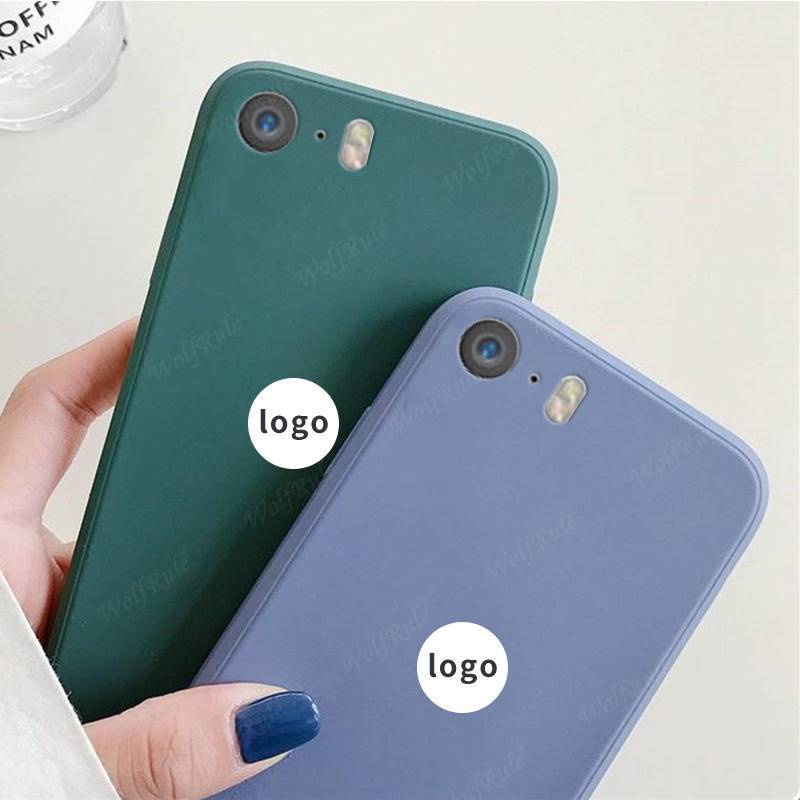 IPHONE Untuk Iphone6 6s 7 8 Plus X Xs XR Max Case Baru Silikon Cair Ponsel Bumper TPU Soft Cover Untuk Iphone11 12 Pro Max