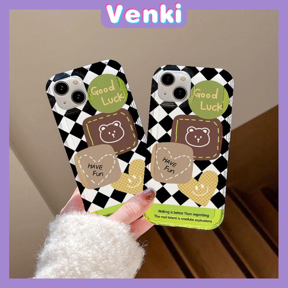 VENKI -For iPhone 11 iPhone Case Clear Case TPU Soft Case Airbag Shockproof Cute Cute Cartoon Bear Compatible with iPhone 14 13 Pro Max iPhone 12 Pro Max 11 7Plus 6Plus XR xs max