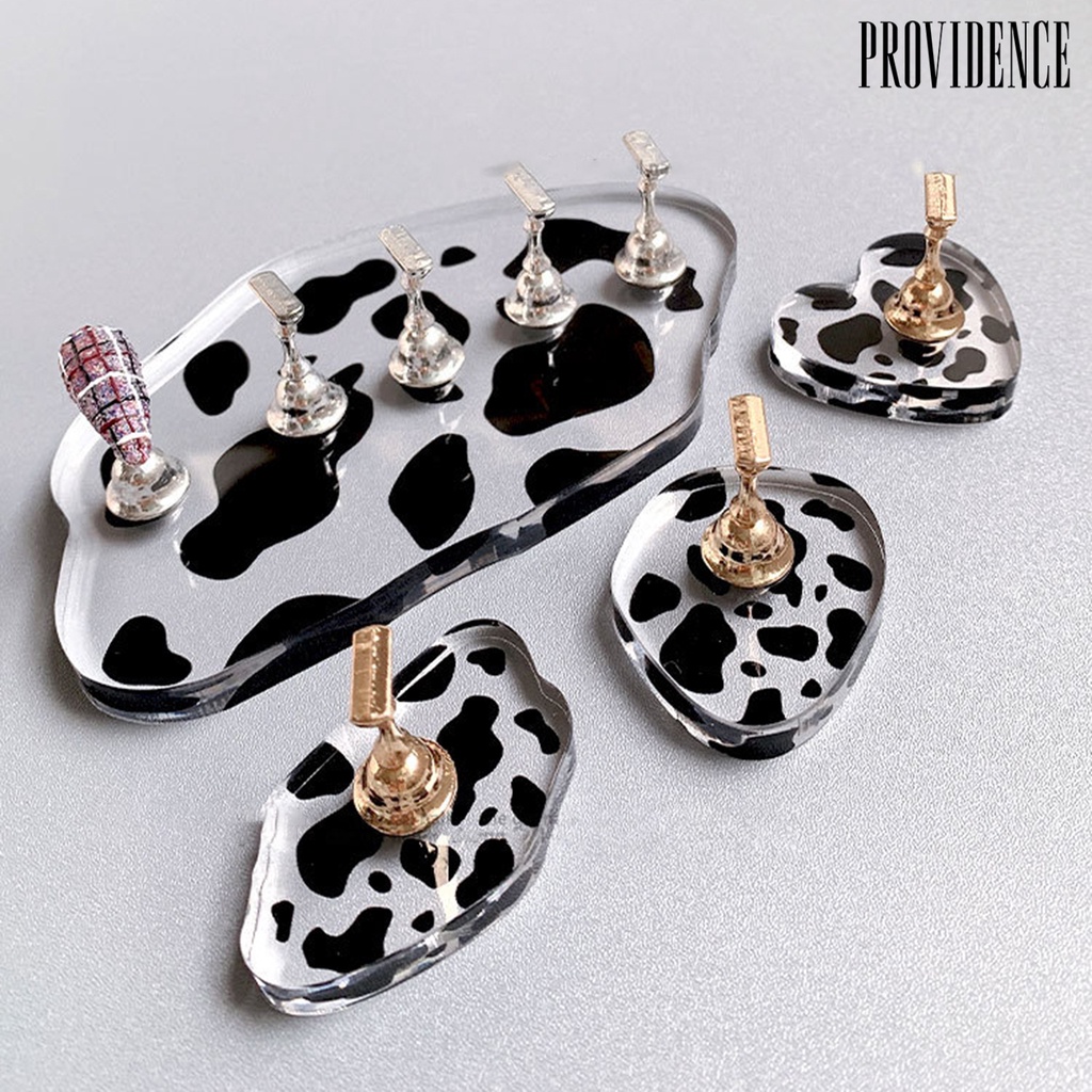 Providence 1set Nail Display Holder Latihan Artwork Stabil Bebas Bergerak Tips Kuku Palsu Latihan Latihan Display Stand Untuk Manicure