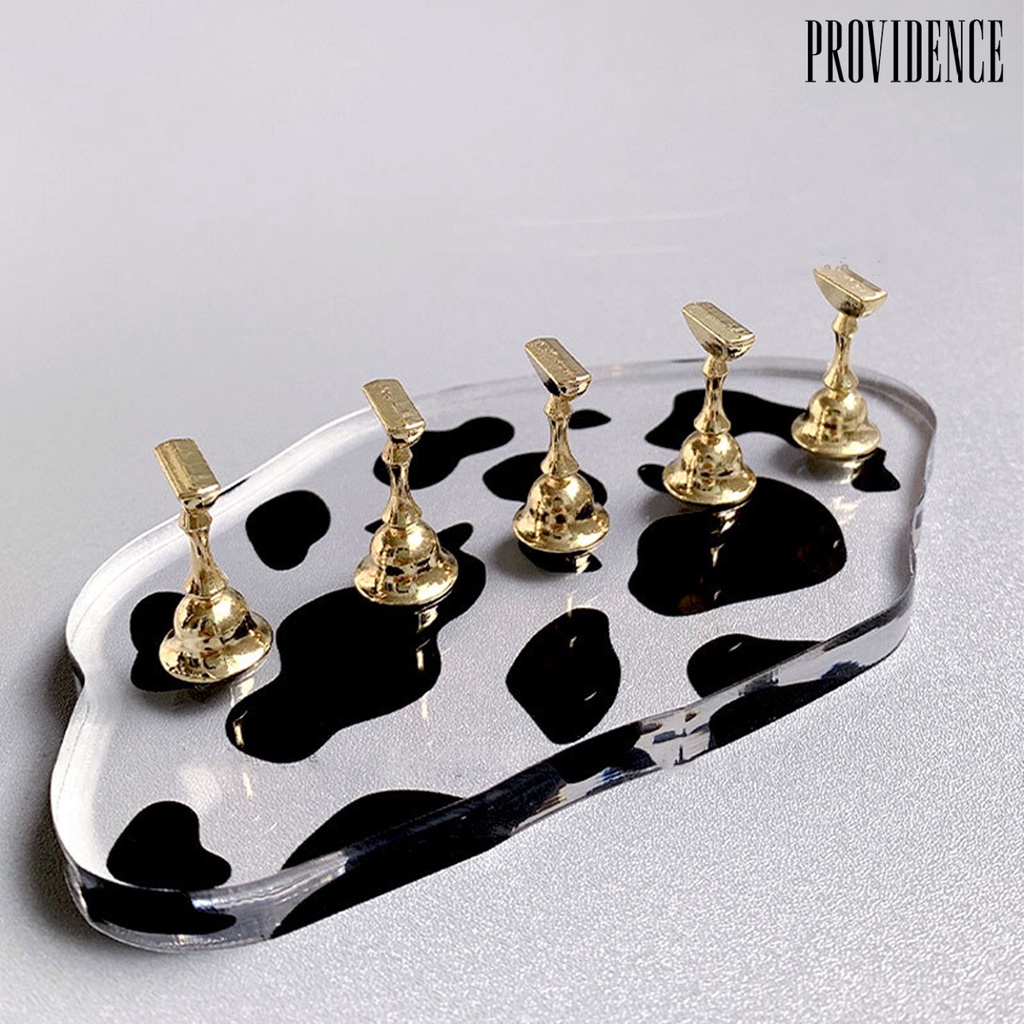 Providence 1set Nail Display Holder Latihan Artwork Stabil Bebas Bergerak Tips Kuku Palsu Latihan Latihan Display Stand Untuk Manicure