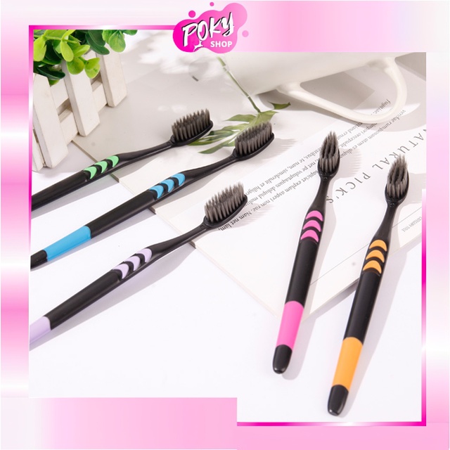 POKY - D6089 Sikat Gigi Dewasa / Sikat Gigi Bulu Halus Murah / Sikat Gigi Bulu Lembut / Sikat Gigi / Tooth Brush 10 in 1 / Sikat Gigi H5463 / Sikat Gigi 10 in 1
