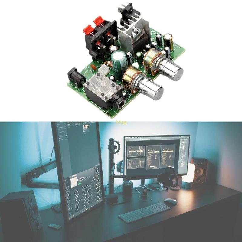 Bt 1PC PA-2005 20Wx2 Amplifier Board Digital Papan Penguat Daya Stereo Dua channel Miniatur+Knob
