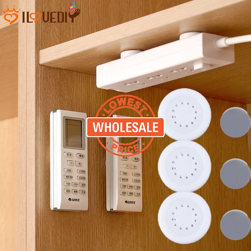 [Harga Grosir] [Unggulan] Organizer Dapur Rumah Kantor Router Keys Tempat Penyimpanan Kabinet Home Organizer Hook Kait Kuat Dipasang Di Dinding Remote Controller Magnet Hook