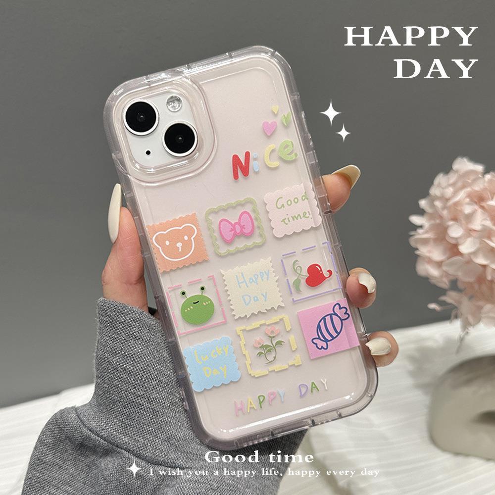 Cocok Untuk Iphone14 Pro Max iPhone Phone Case Airbag Protection Phone Case Kamera Tahan Guncangan Kompatibel Dengan Iphone13 13prm iPhone 11 7Plus 8Plus Xr XS 12 Pro Max 12mini 13mini Phone Case