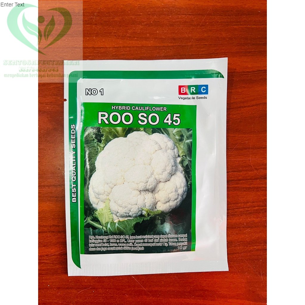 Benih Bunga kol hibrida ROO SO 45 isi 10gr dr BERKAH ABADI BERSAMA