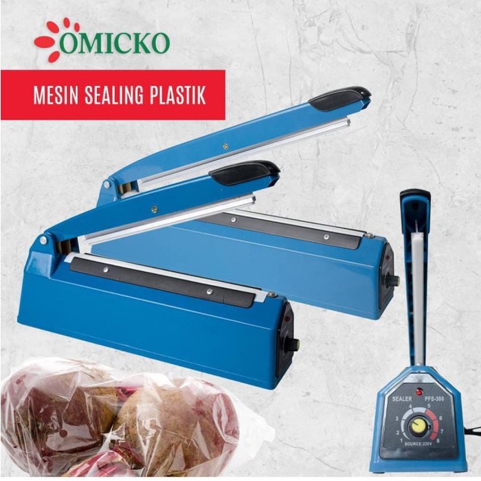 Mesin Pres Plastik Impluse Sealer Omicko Alat Mesin Pres Plastik 20CM