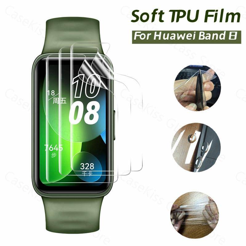 1-3pcs Soft Hydrogel film Untuk Huawei Band8Full Cover Anti blue light Pelindung Layar TPU film Di Huawei band8 Smart Wristband Bukan Kaca