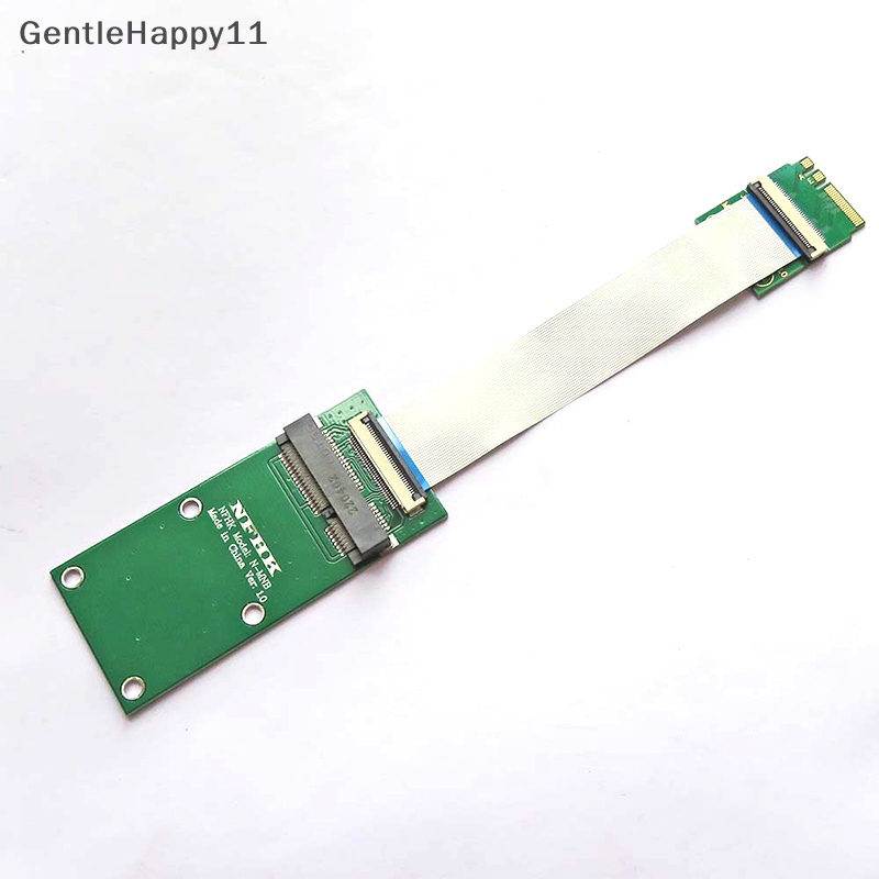 Gentlehappy Mini PCIe to Mini PCIe Mini PCI-E Extender FPC Network Card Perpanjang SSD Extend id