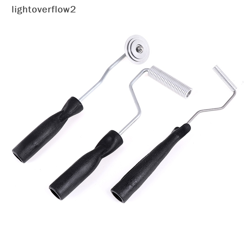 [lightoverflow2] 3pcs/set kit Rol laminag bubble paddle fiberglass Untuk resin Cetakan frp [ID]