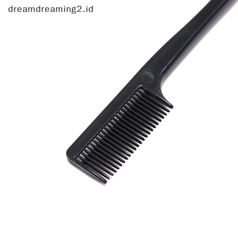 (drea) Sikat Kontrol Tepi Sisir Dua Sisi hair gel Halus natural look Pilih//