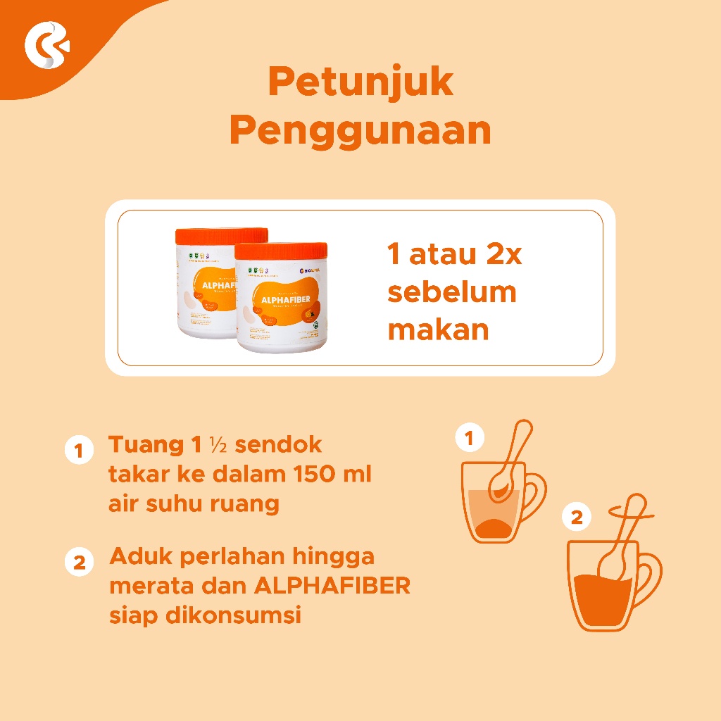 Alphafiber Rasa Jeruk Sunkist 1 botol isi 250gr untuk 50 Serving BPOM HALAL BIOALPHA BIO ALPHA ALPHA FIBER ALPAFIBER ALPA FIBER JAKARTA BARAT