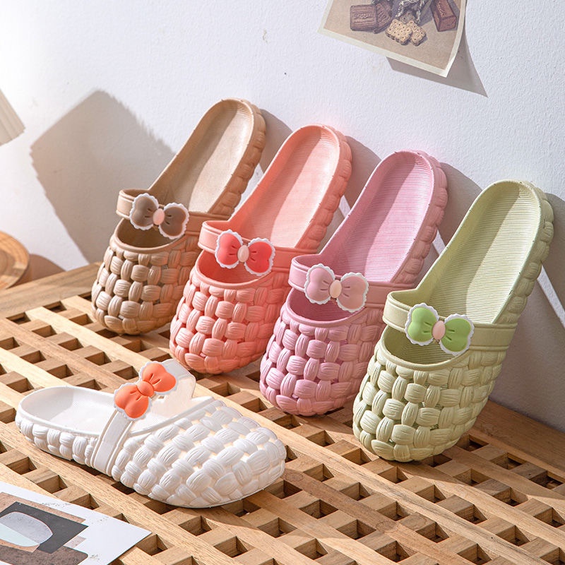 ❀ Chingu ❀ SA031 Sandal Jelly Import Pita Lubang Lubang / Sendal Slop / Sendal Empuk Wanita Rubber Polos Warna Kamar Mandi Dapur Rumah / Jelly Shoes