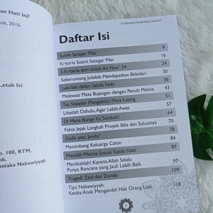 Kemanakah Kulabuhkan Hati Ini - Pustaka Nabawiyyah