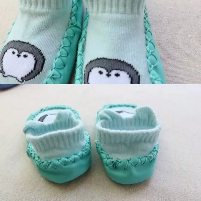 AA279 Anti Slip Bayi  sepatu bayi prewalker kaos kaki anak import