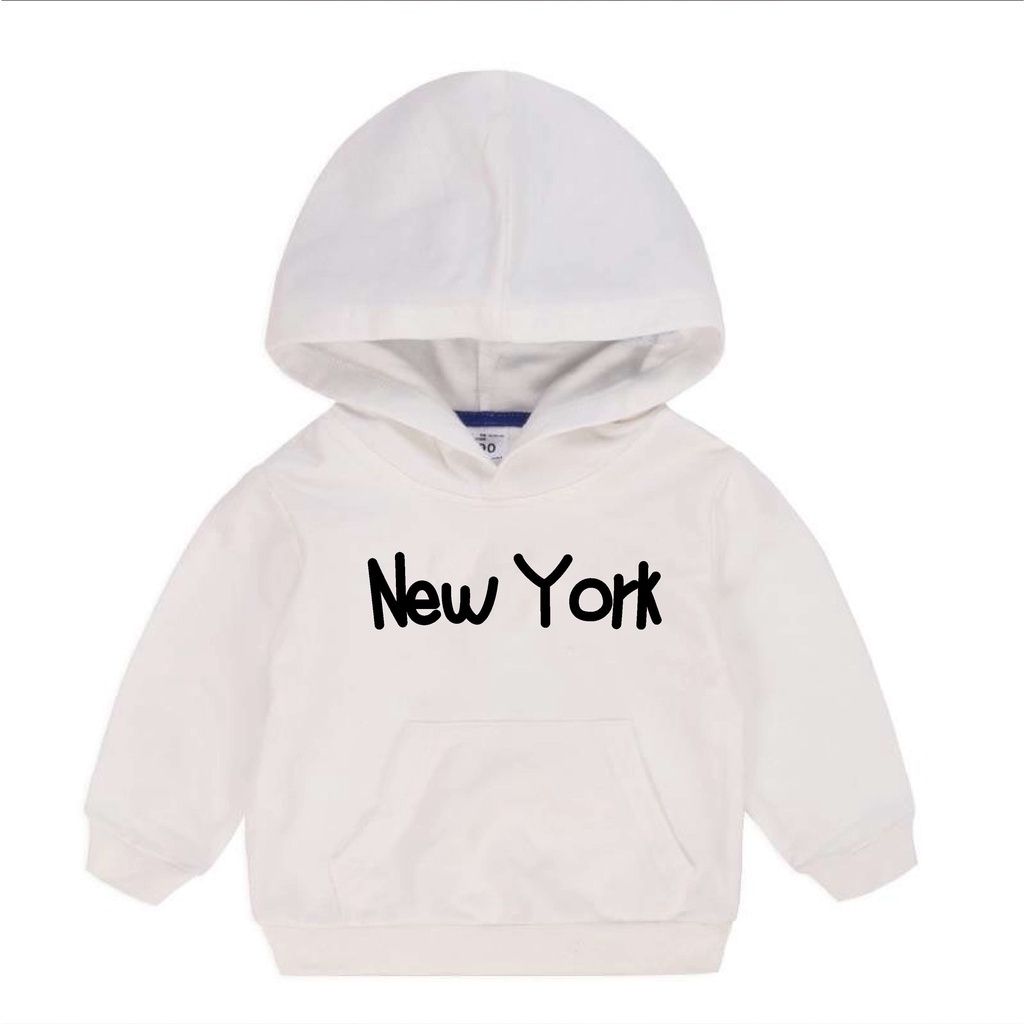 bisa byr d tempat/ BS OUTERWEAR HOODIE  ANAK ANAK NEW YORK REAL PICTURE