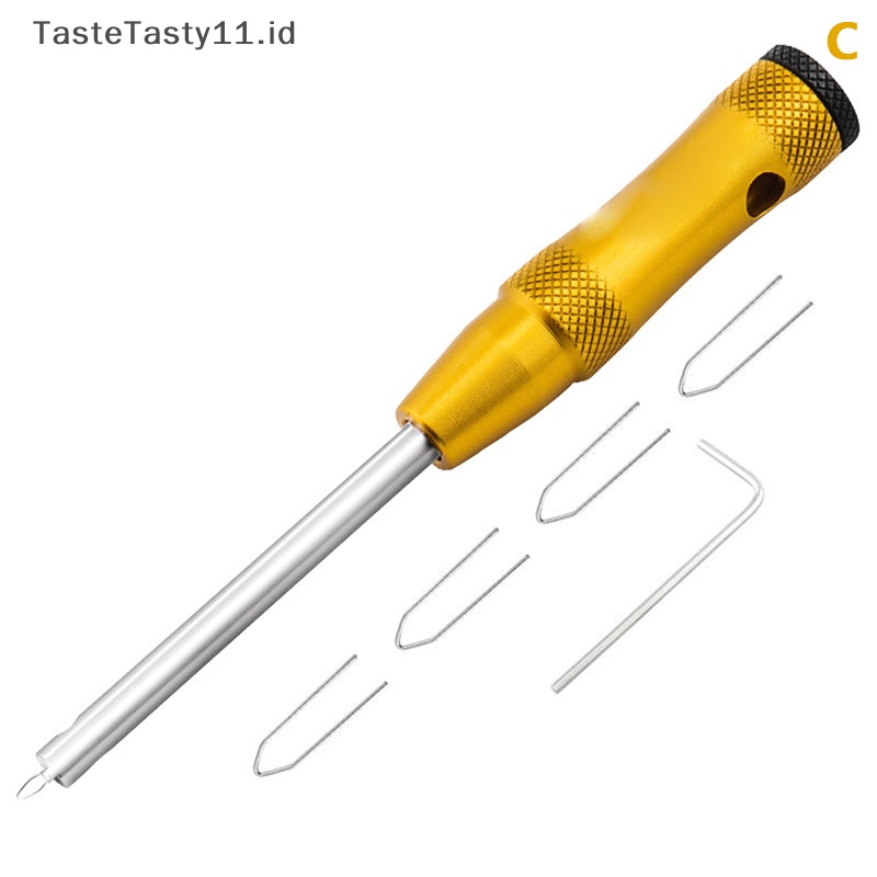 Tastetasty Spoke Nipple Driver Tool MTB Bike Spoke Nipple Removal Instalasi Kunci Pas Sepeda Spoke Nipple Insertion Tool.