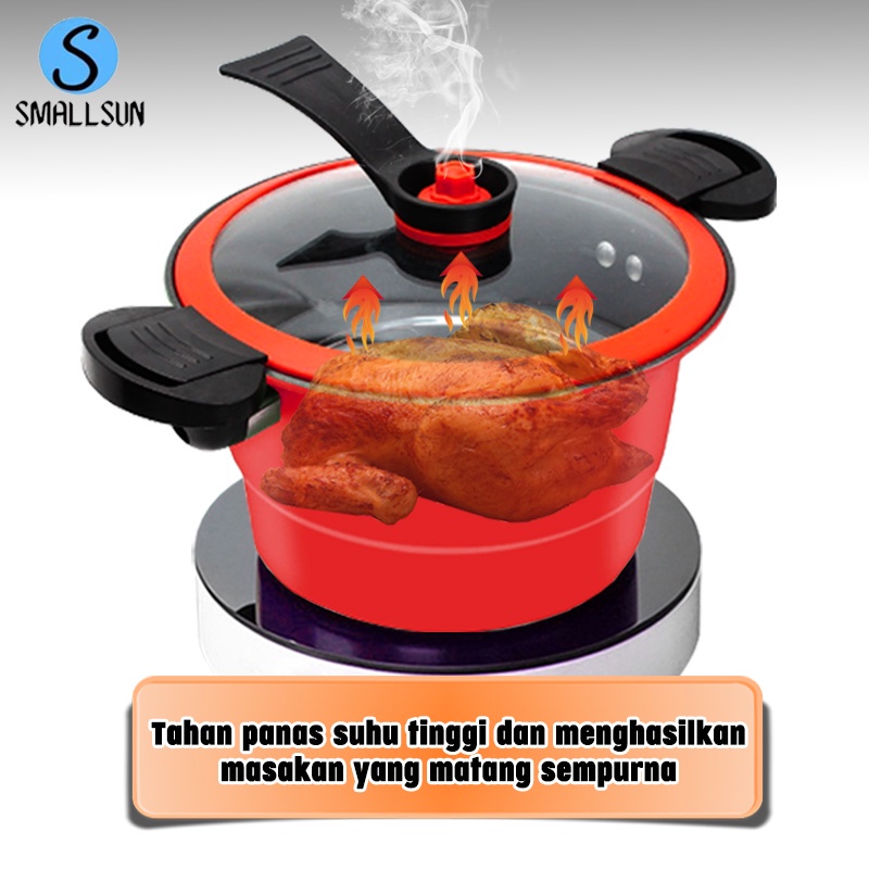 (SS) Panci Presto Kukus 3.5L Pressure Cooker Pot Steamer