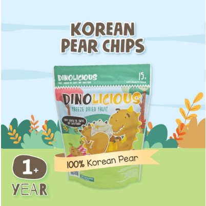 Dinolicious Pear Chip 15g