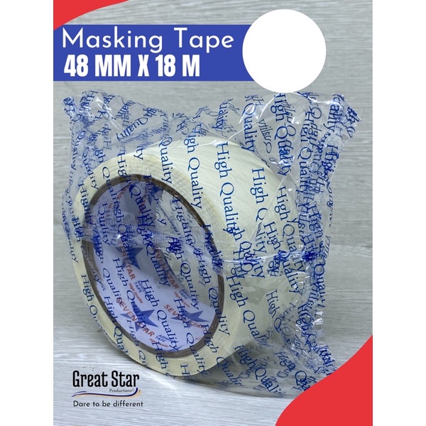 

MASKING TAPE 48 MM X 18 METER SEVEN STAR
