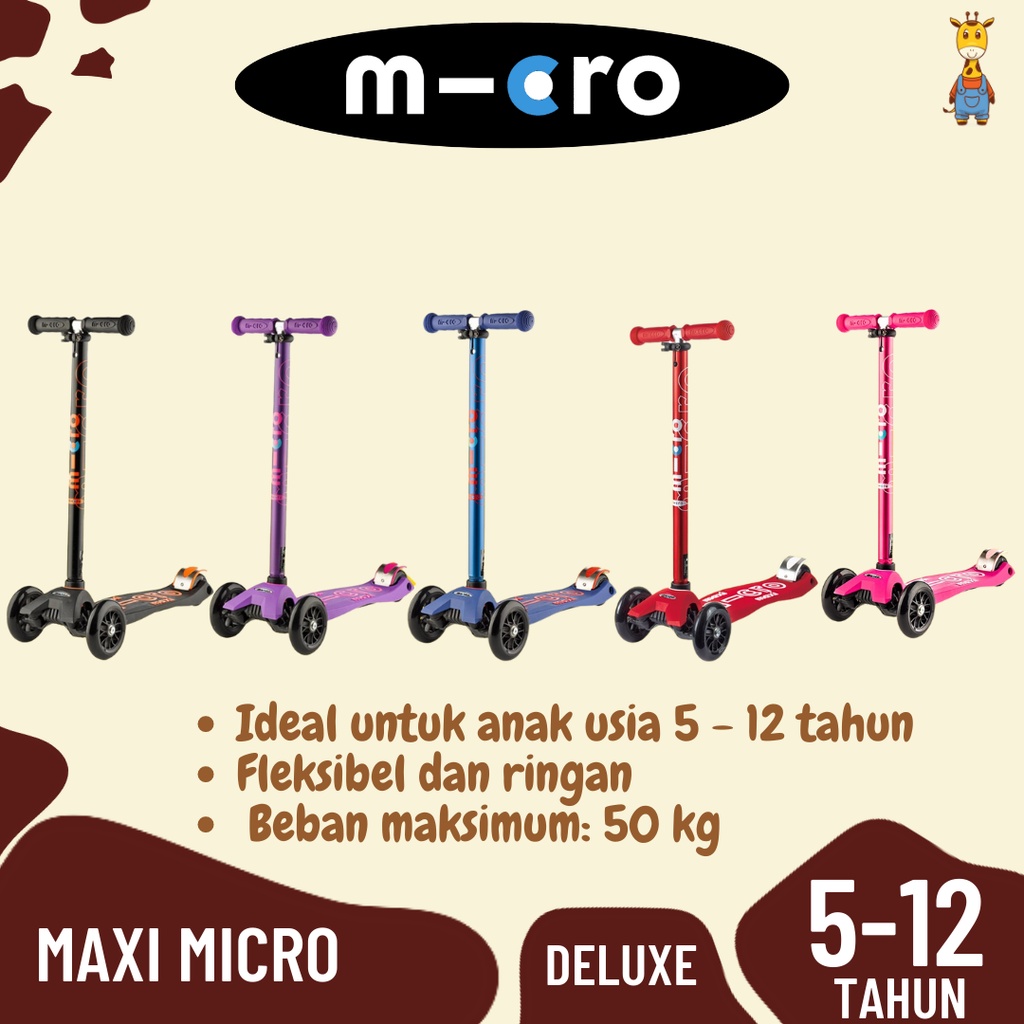 Micro Maxi Deluxe - Skuter Anak