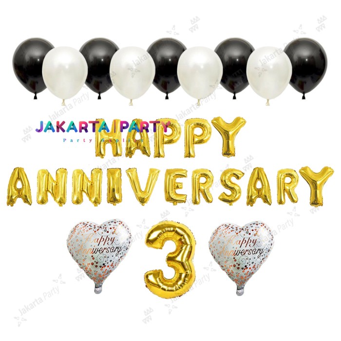 Paket Dekorasi Anniversary # 8 Paket Perlengkapan Anniversary