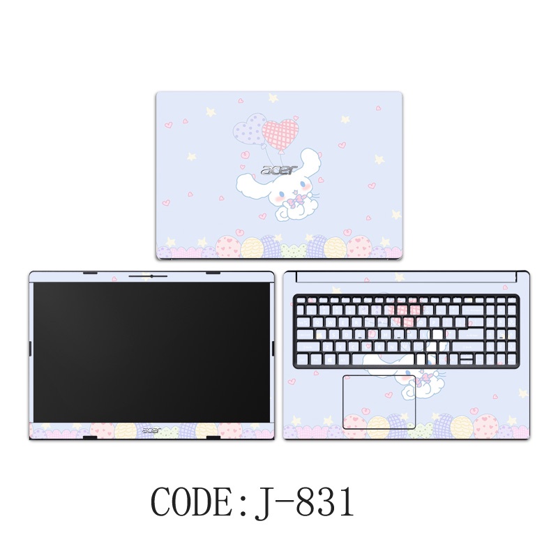 ASPIRE Film Pelindung Untuk ACER Vero AV15-51 Stiker Komputer AV15-52 Laptop Film AV14-51 Leopard Cover Pelindung Aspire7 A715-76 Flim