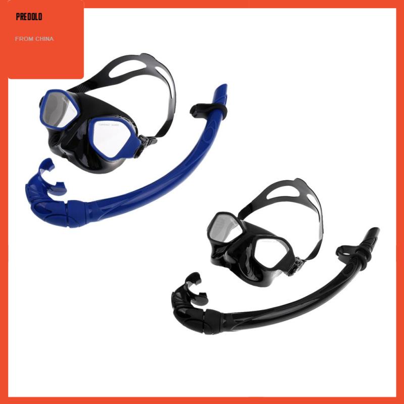 [Predolo] Scuba Diving Renang Snorkeling Goggles Kacamata &amp; Snorkel