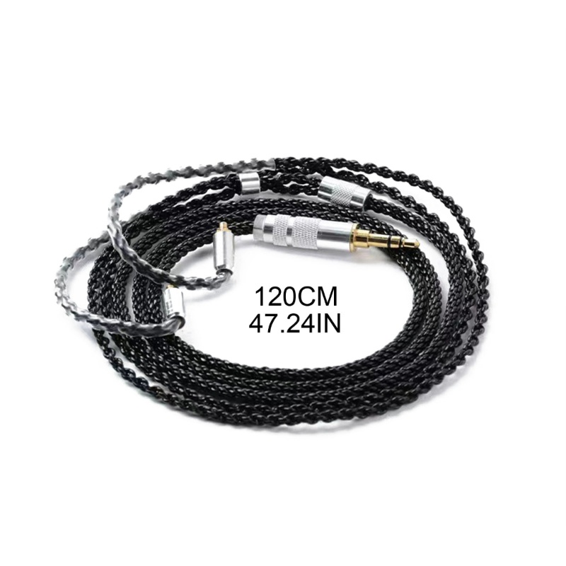 Cre 3.5mm Kabel Headphone Kabel Konektor MMCX Yang Dapat Dilepas Kabel Pengganti Untuk SE215 SE425 SE535 SE846 Earphone Accesso