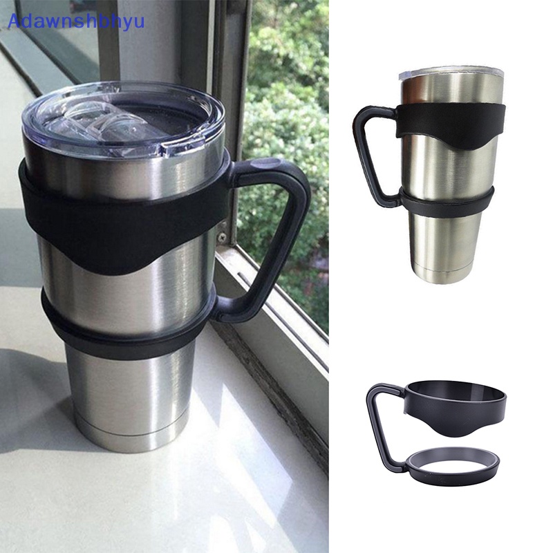 Adhyu Handle Untuk 30Oz stainless steel yeti insulated tumbler mug Cangkir Kopi 1pc Sedotan holder Tutup Gelas Pengganti 30Oz Warna Hitam Untuk yeti  1pc Handle Untuk 30Oz yeti insu