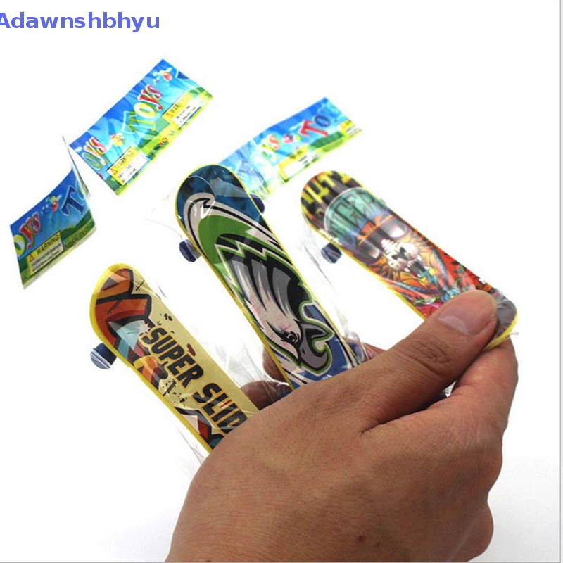 Adhyu 1X Mini Finger Board Skateboard Novelty Anak Cowok Cewek Mainan Hadiah Pesta ID