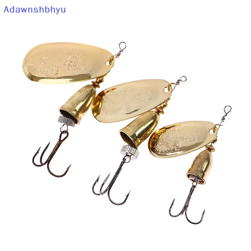 Adhyu Blade Rotag Spinner Metal Lure Kuningan Umpan Sendok Buatan Fishing Tackle ID