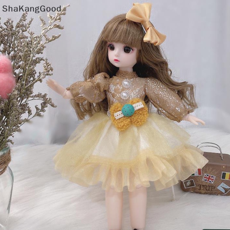 Boneka BJD 30cm Selip1Per6 Princess Doll Dress DIY Baju Hadiah Mainan Anak Perempuan (Tanpa Boneka) SKK