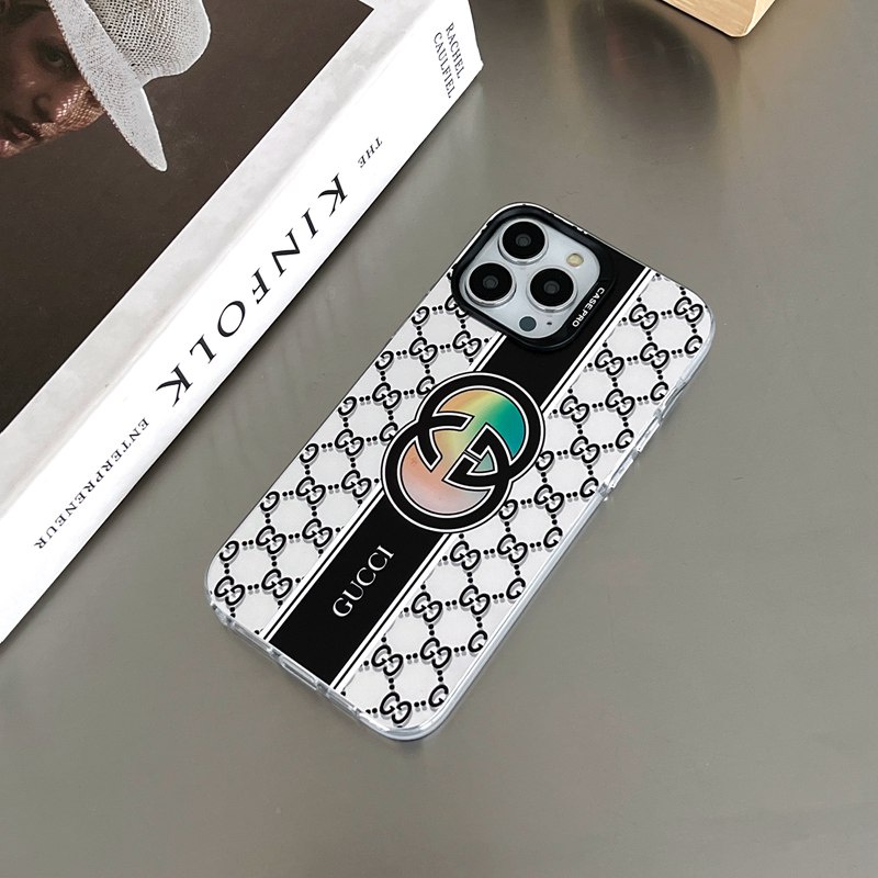 Fashion Logo GG Soft Case HP iP iPhone 14 13 12 Pro Max 11 Matte FTD Casing Apple