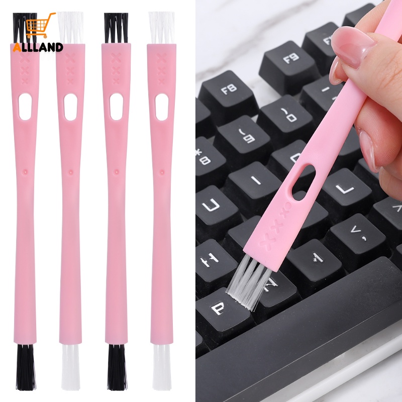 Sikat Pembersih Celah Keyboard Komputer Multifungsi/Portable Double Head Mini Headphone Slot Dust Proof Brush