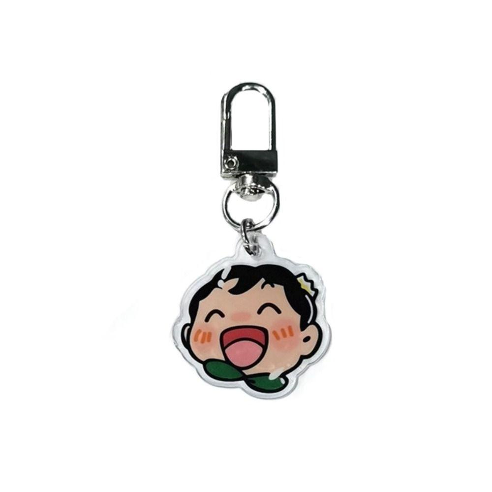 Needway   Peringkat Raja Gantungan Kunci Transparan Pernak Pernik Hadiah Gantungan Kunci Mobil Tokoh Anime Ornamen Handbag Charms Hanging Decoration Handbag Pendant Bojji Prince Keyring