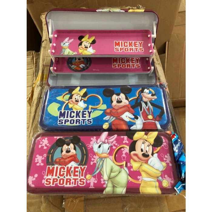 

pencil case kaleng susun rangkap 3 satuan -ZilOngSEll