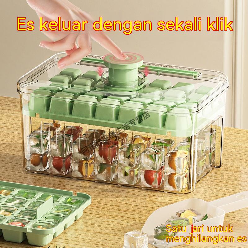 ✿The BOSS HH✿Hygga Home SHIRO Ice Cube Tray Cetakan Es Batu Bulat Kotak/Kotak Penyimpanan Es /Cetaka