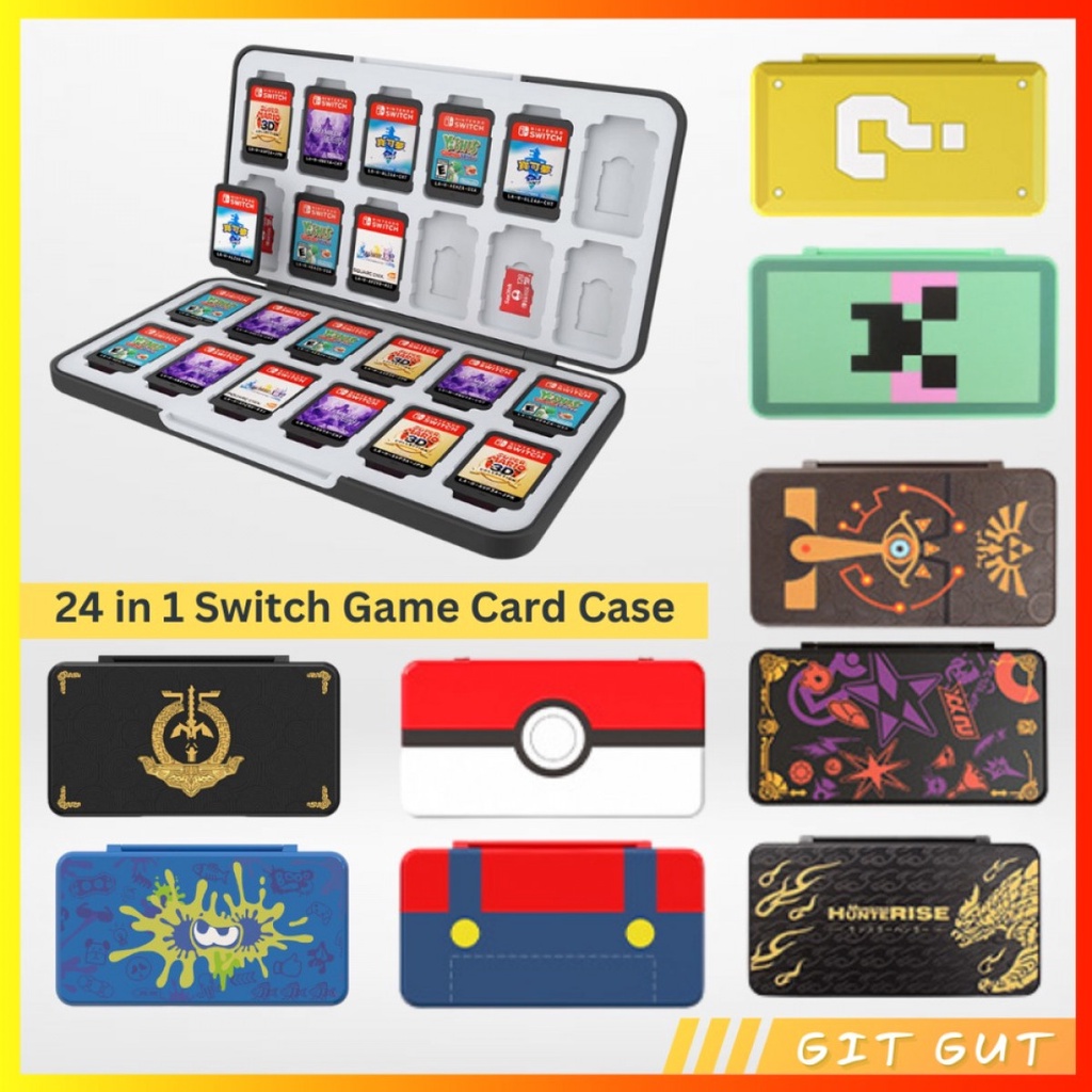 Premium 24 in 1 Game Card Cartridge Case Box Storage Nintendo Switch