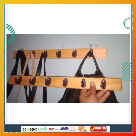 gantungan baju kayu / kapstok baju / kapstok kayu / kapstok kayu gantungan baju kunci cantolan baju
